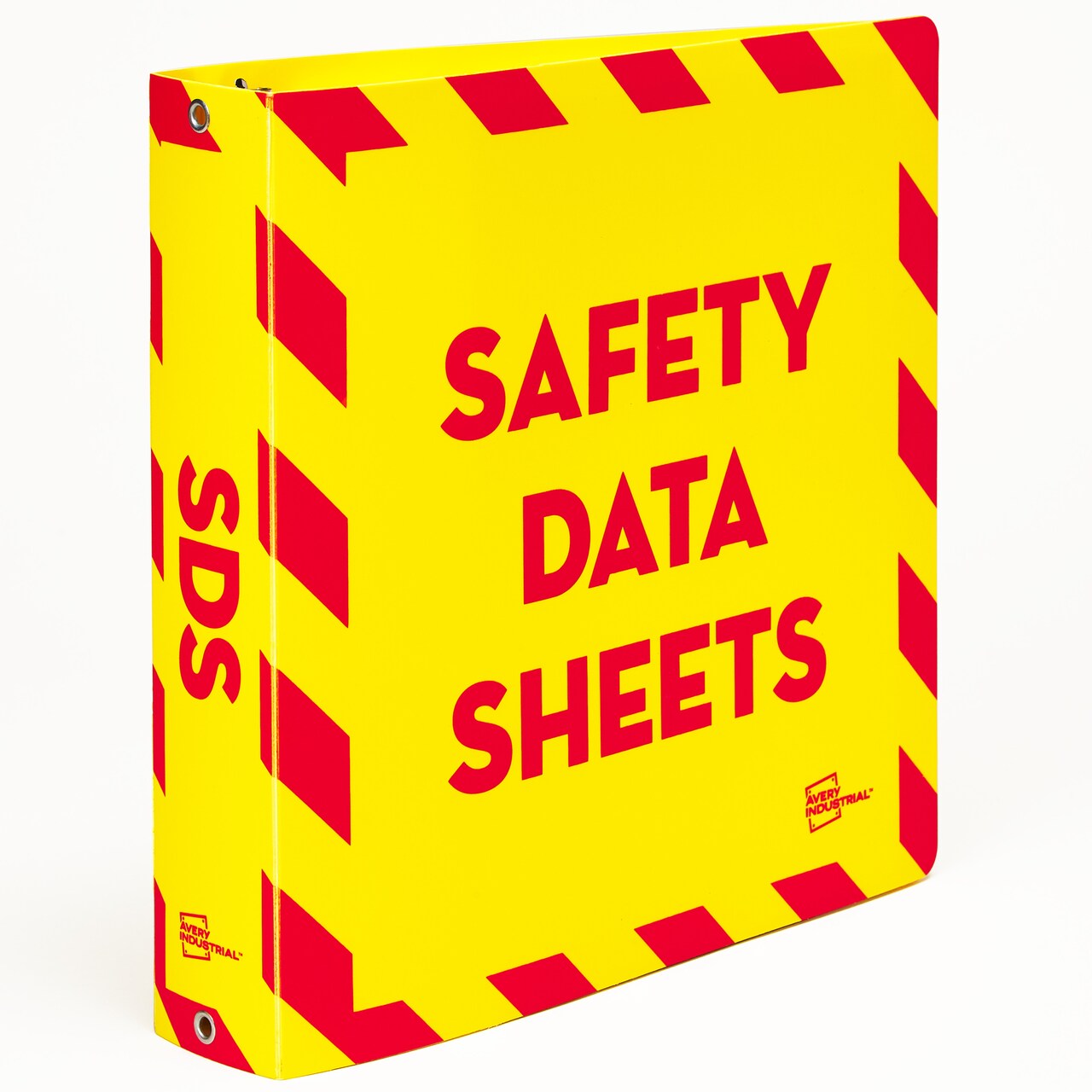 Avery UltraDuty SDS Binder with Chain, Durable Poly Binder, 1-1/2" Slant Ring, Holds 375 Sheets (77711)